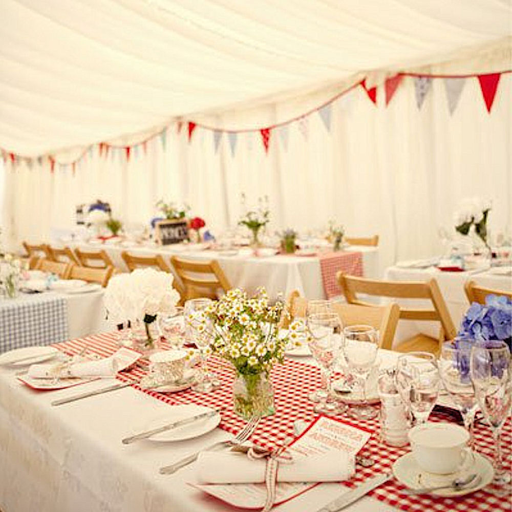 Gingham Table Runner 1