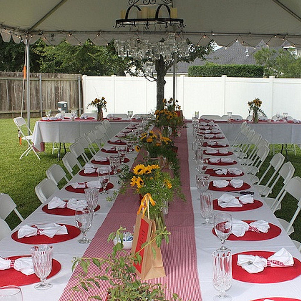 Gingham Table Runner 7