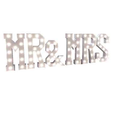 Light Up Mr & Mrs