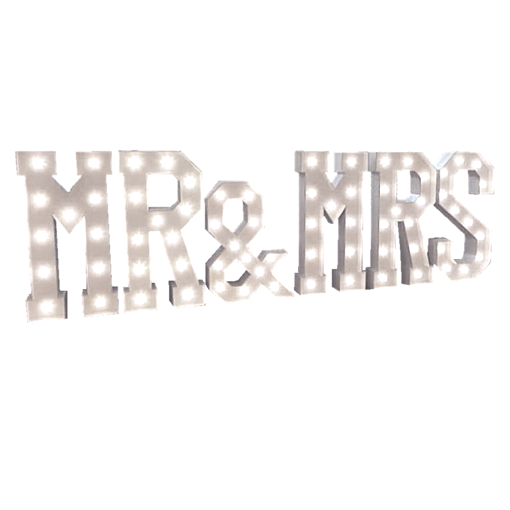 Light Up Mr & Mrs