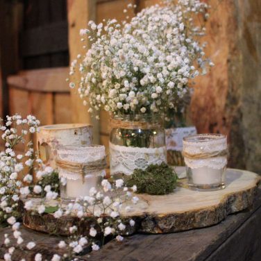 Rustic Decorated Tea Light Holder 3