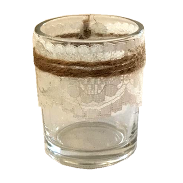 Rustic Decorated Tea Light Holder