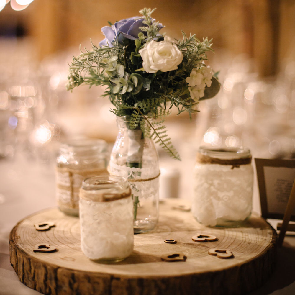Rustic Decorated Tea Light Holder 6