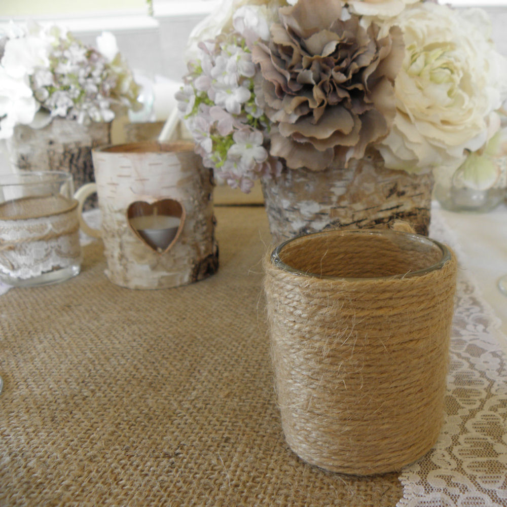 Rustic Decorated Tea Light Holder 8