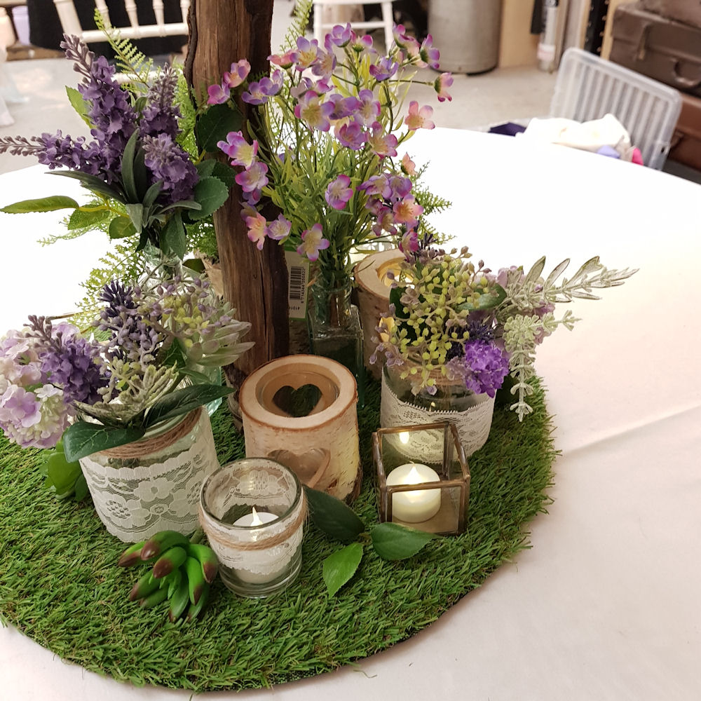 Rustic Decorated Tea Light Holder 9