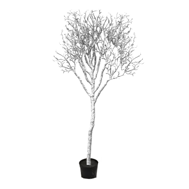 Silver Whimsical Tree