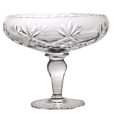 Vintage Glass Footed Bowl