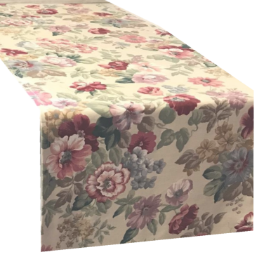 Vintage Floral Table Runner