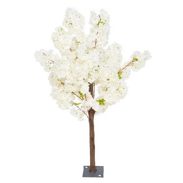 Ivory Cherry Blossom Tree Centrepiece Hire 1.4m