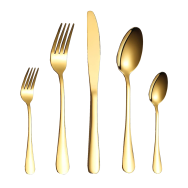Gold Cutlery Hire