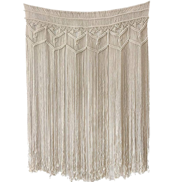 Macrame boho vintage string backdrop 2m wide x 1.8m long
