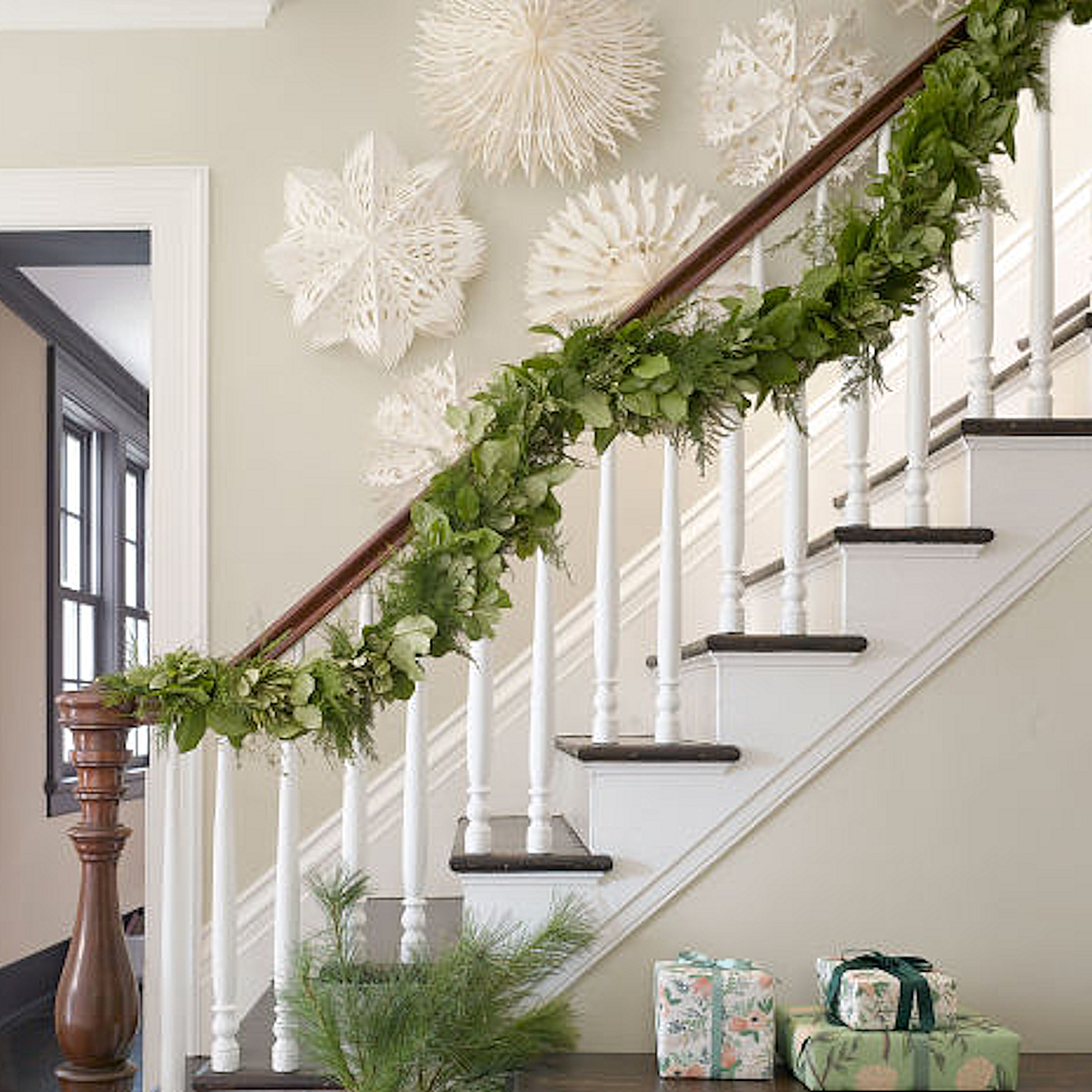 Greenery Stair Garland