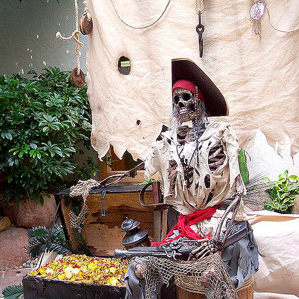 Posable Skeleton Pirate