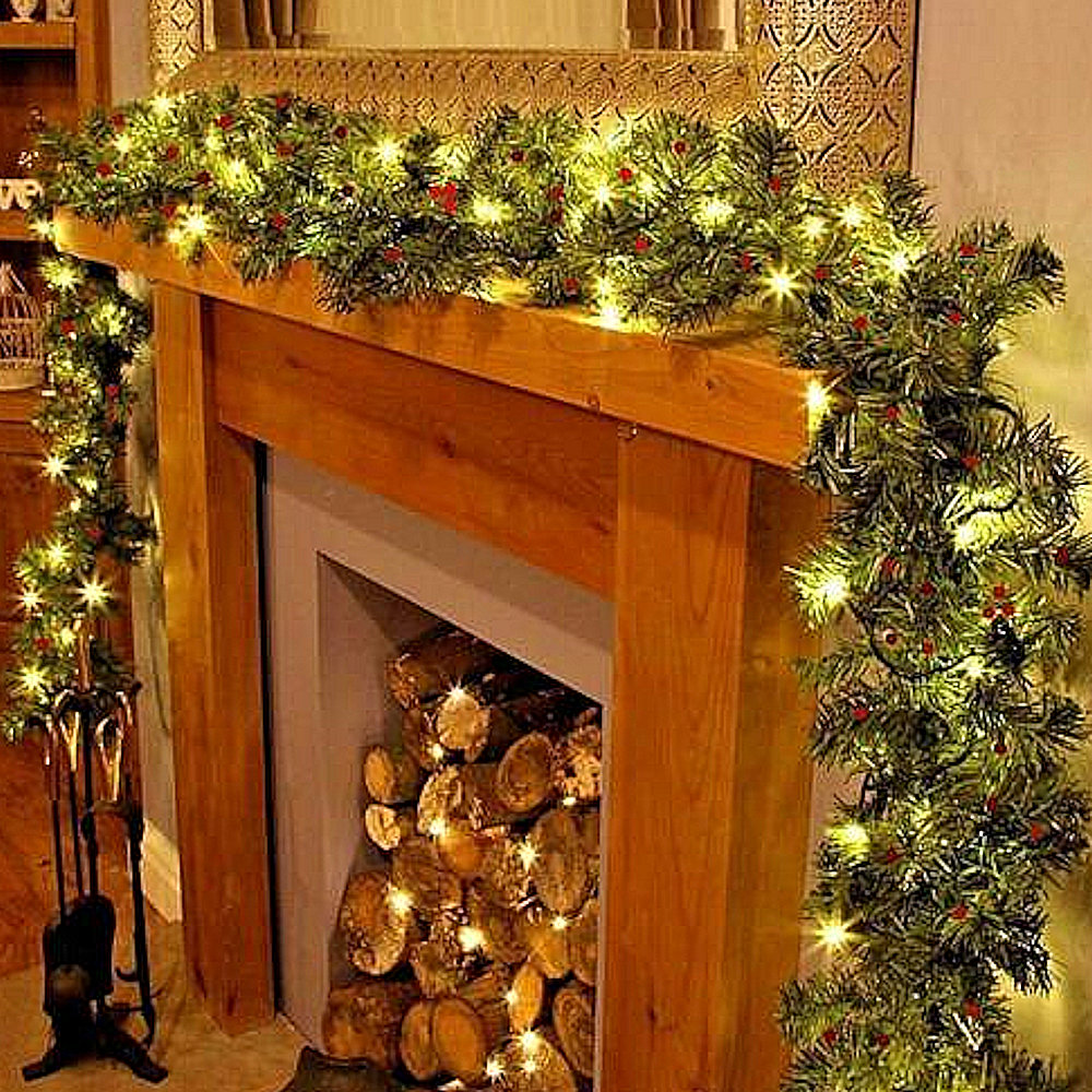 Undecorated Pine Spruce Christmas Garland 1.8m Hire - Image 10