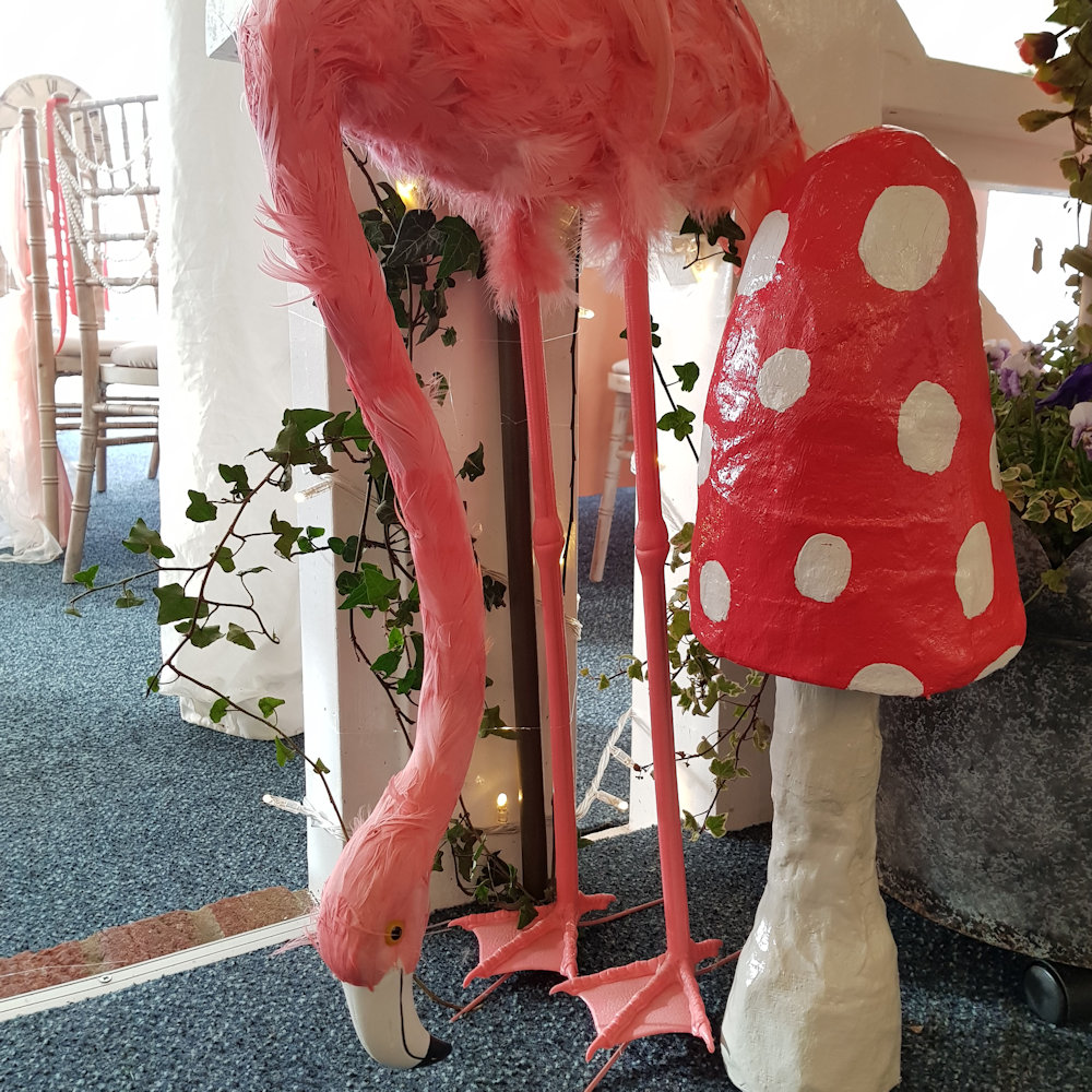 Alice in Wonderland Flamingo Prop