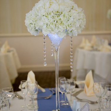 Ivory Hydrangea Centrepiece
