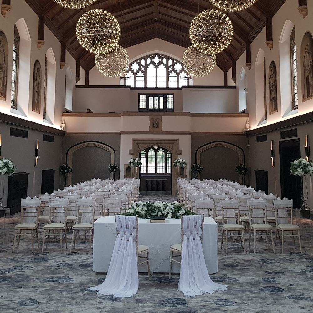 Hanbury Manor Gold Chiavari Chairs with White Weave