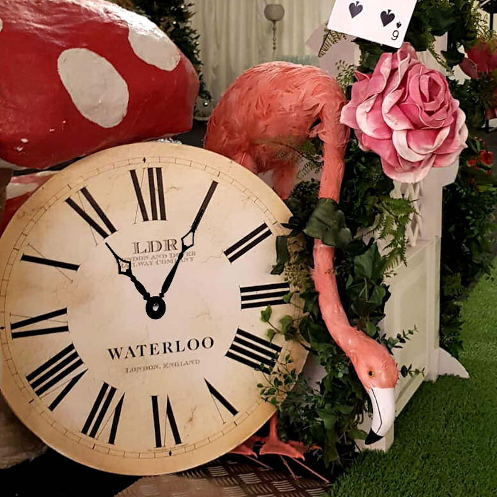 Giant Toadstools Alice in Wonderland Prop Giant Clock