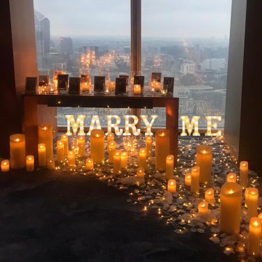 Light Up Marry Me Letters