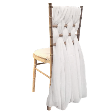 Chiavari Chairs with White Weave