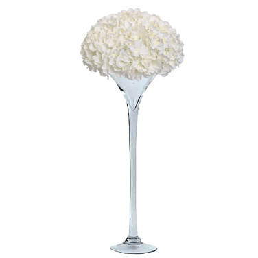 Ivory Hydrangea Centrepiece