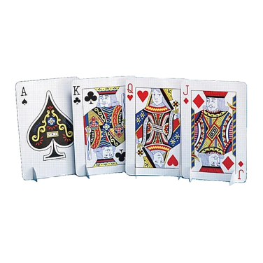 Playing Card Centrepieces on Legs