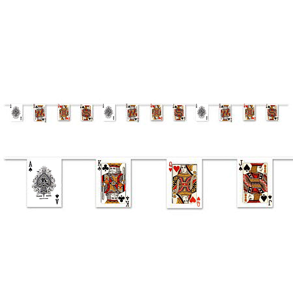 Playing Card Plastic Bunting