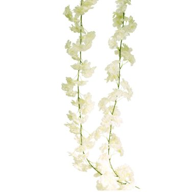 Ivory White Blossom Garland Hire