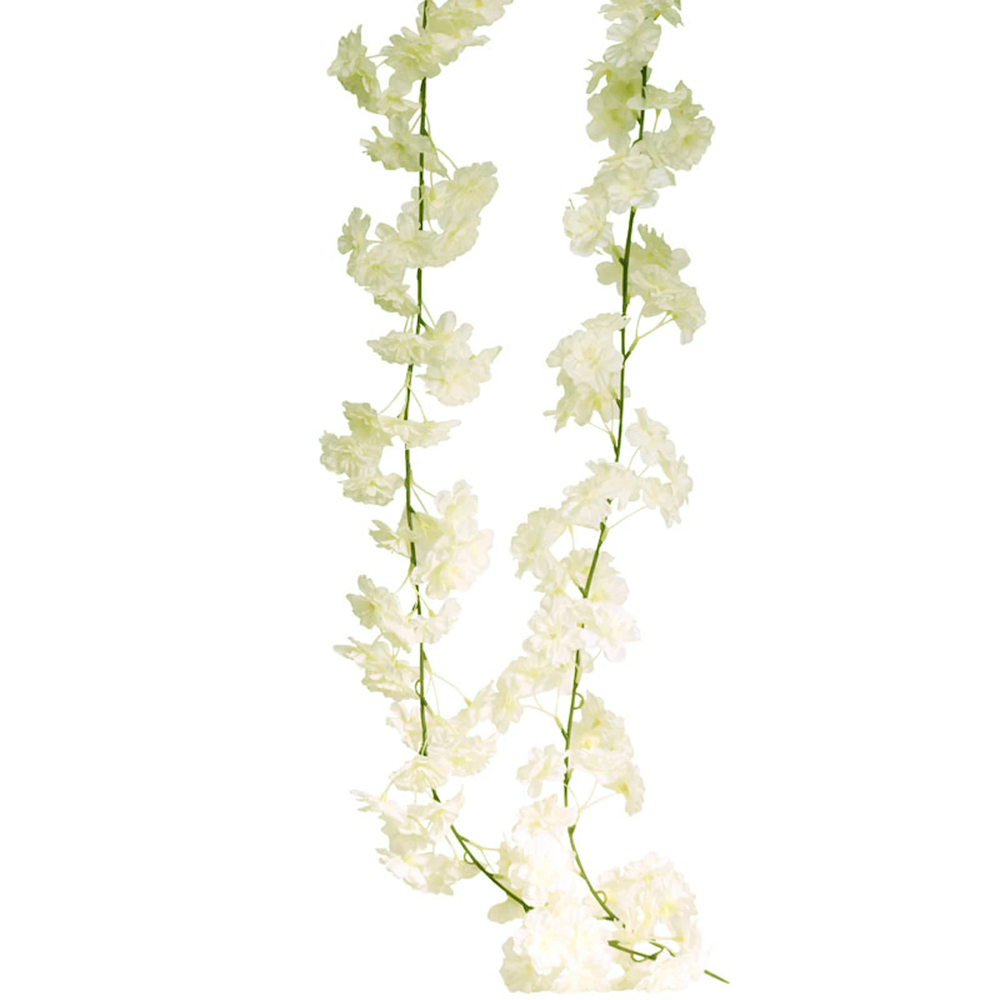 Ivory White Blossom Garland Hire