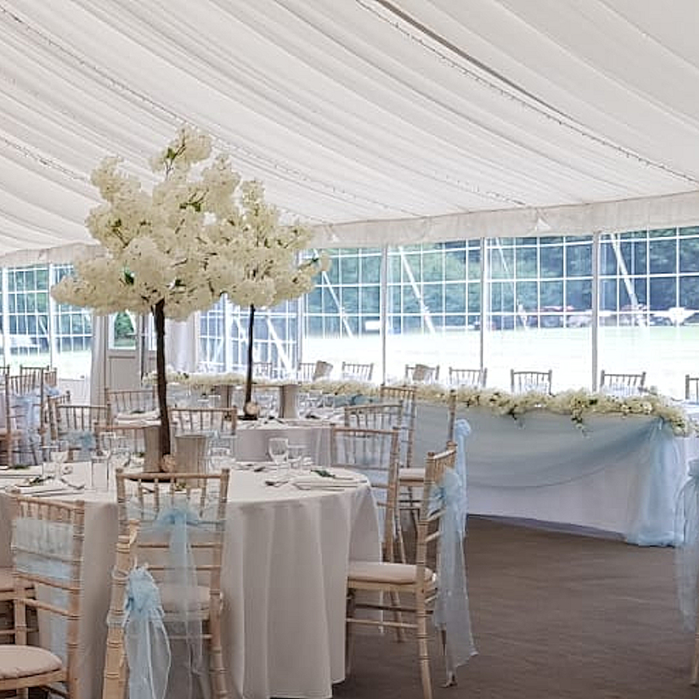 Ivory White Blossom Garland Hire