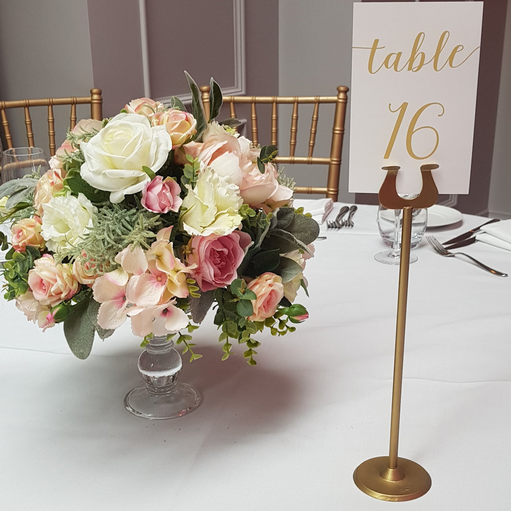 Small Silk Flowers Blush Posy Hire