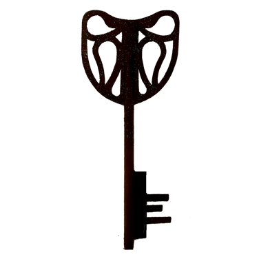 Brown Rusty Giant Key Prop 65cm x 28cm