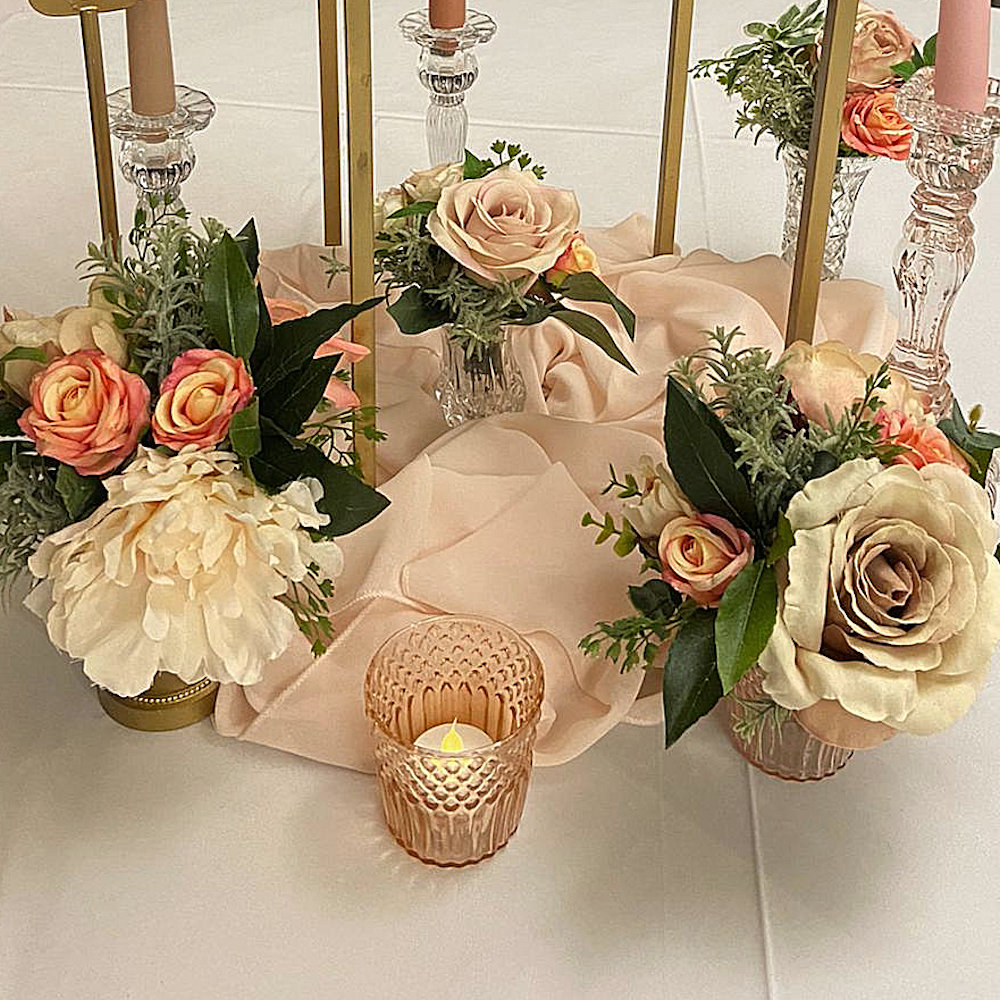 Silk Flower Bunches to Hire for Bud Vases & Bottles - Image 11