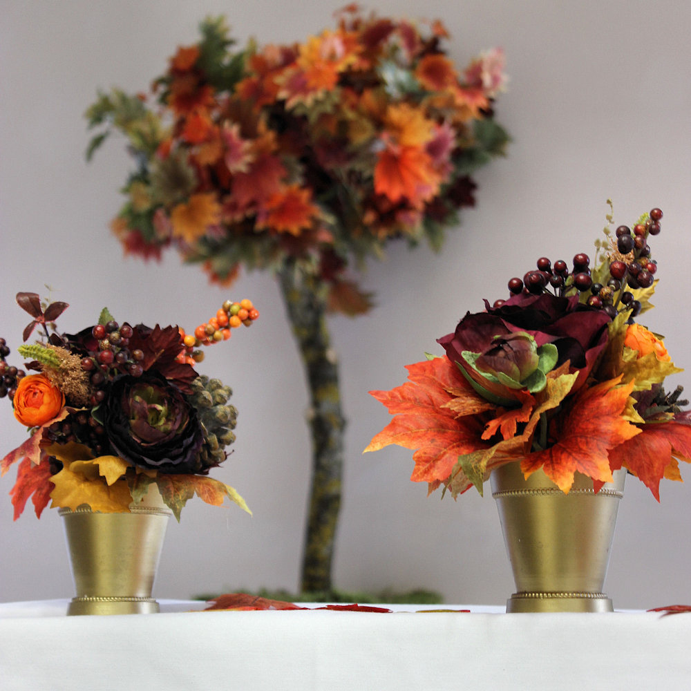 Silk Flower Bunches for Julep Cups & Jam Jars - Image 36