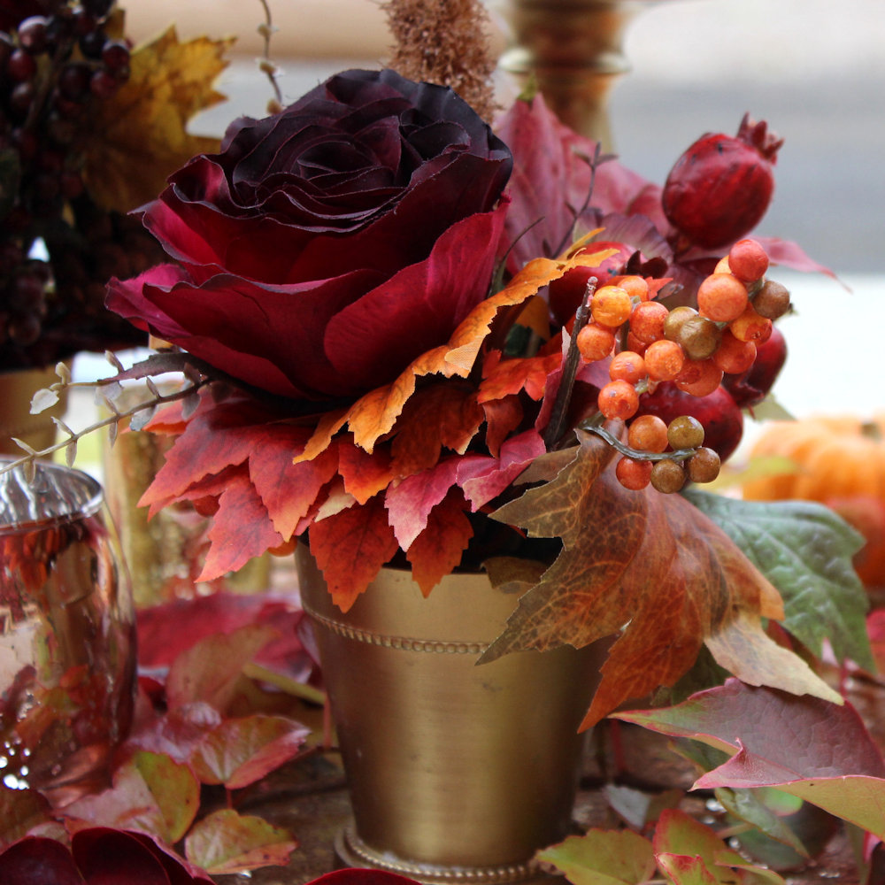 Silk Flower Bunches for Julep Cups & Jam Jars - Image 32