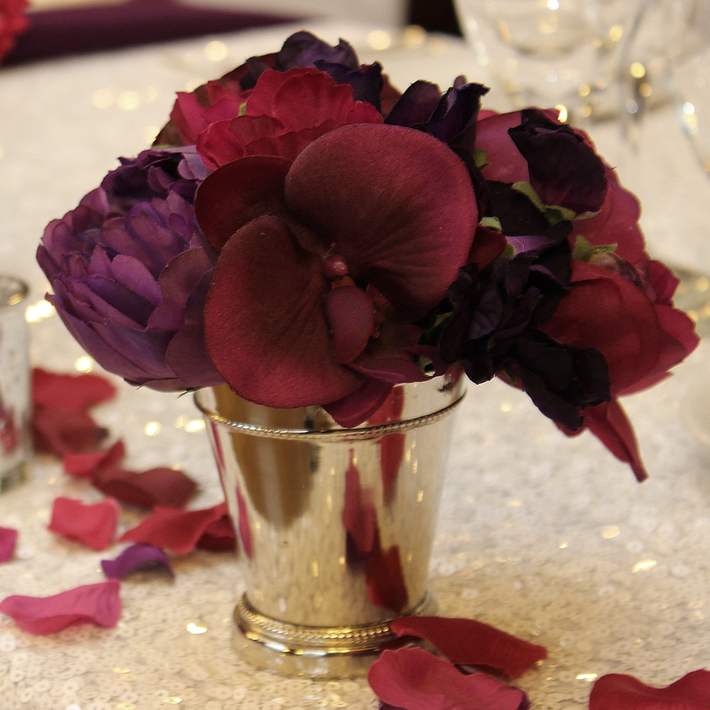 Silk Flower Bunches to Hire for Bud Vases & Bottles - Image 19