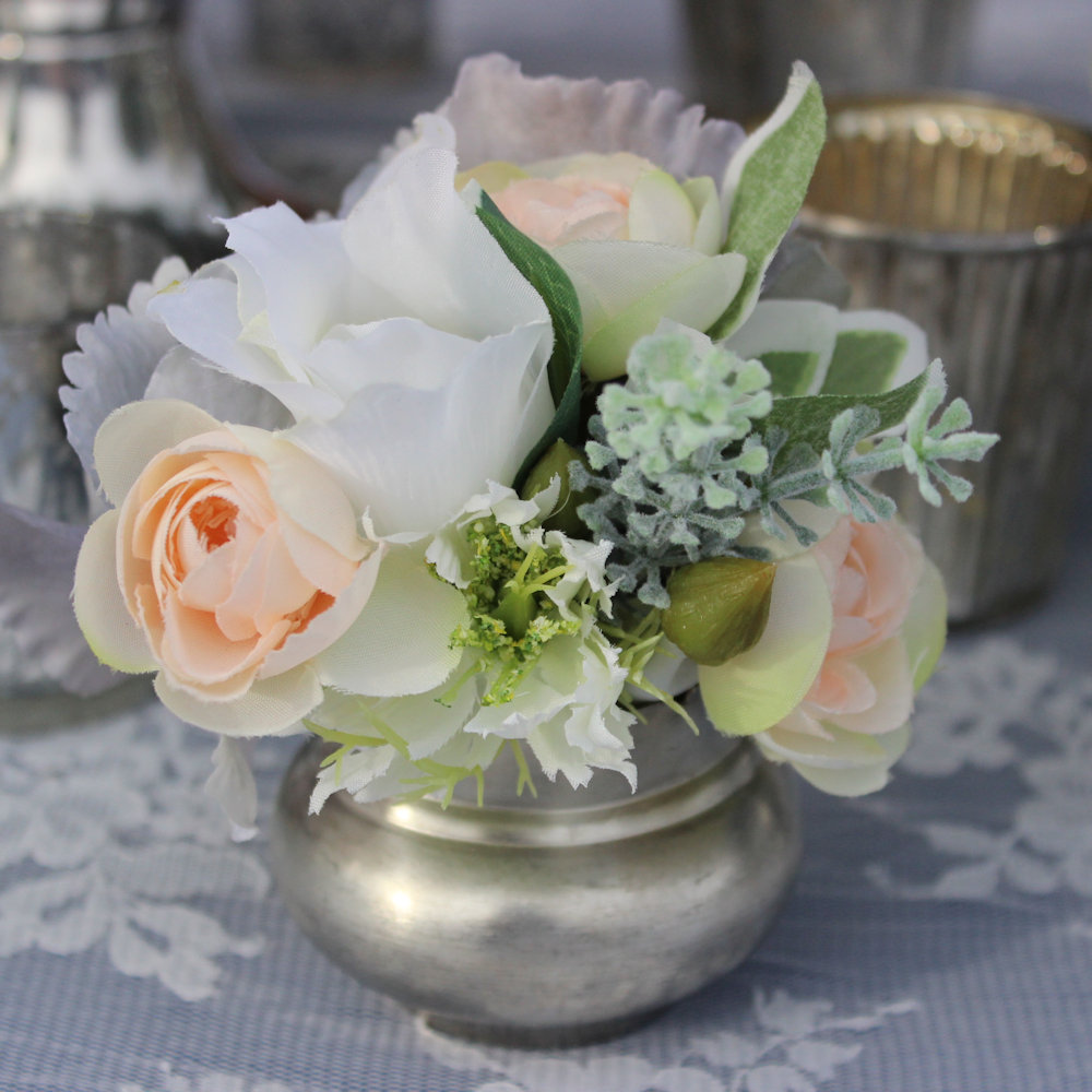 Silk Flower Bunches to Hire for Bud Vases & Bottles - Image 21