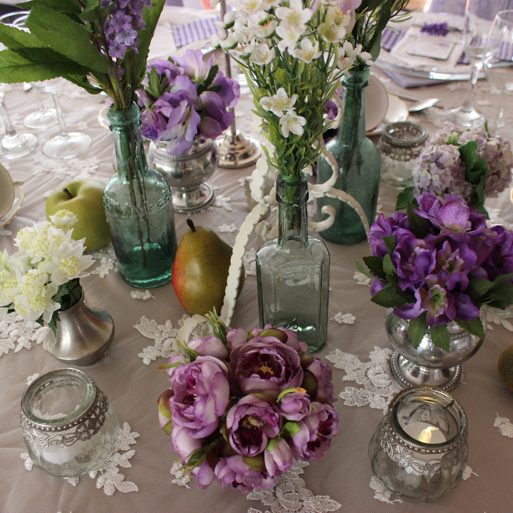 Silk Flower Bunches for Julep Cups & Jam Jars - Image 20