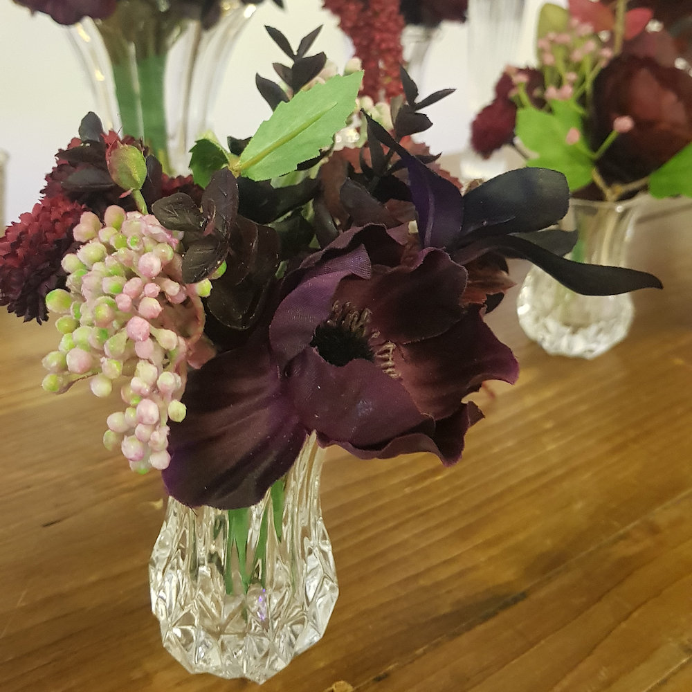Silk Flower Bunches to Hire for Bud Vases & Bottles - Image 31