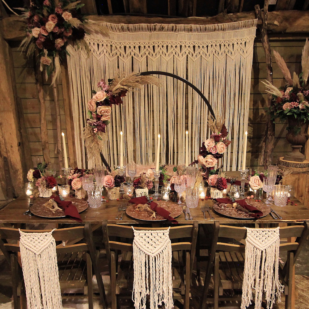 Metal Centrepiece Ring 50cm Hire - Image 4