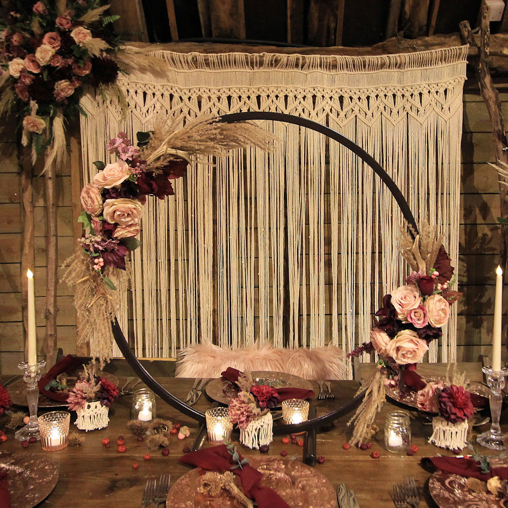 Metal Centrepiece Ring 50cm Hire - Image 5