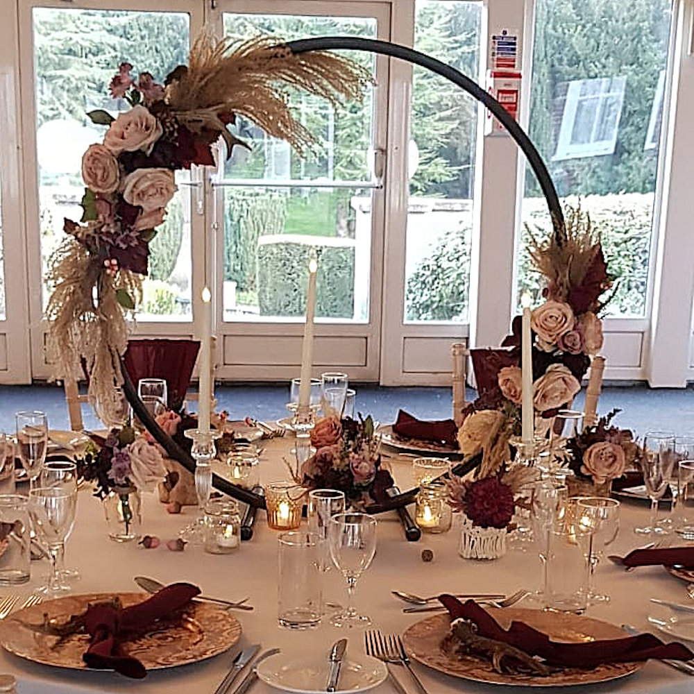 Metal Centrepiece Ring 50cm Hire - Image 9