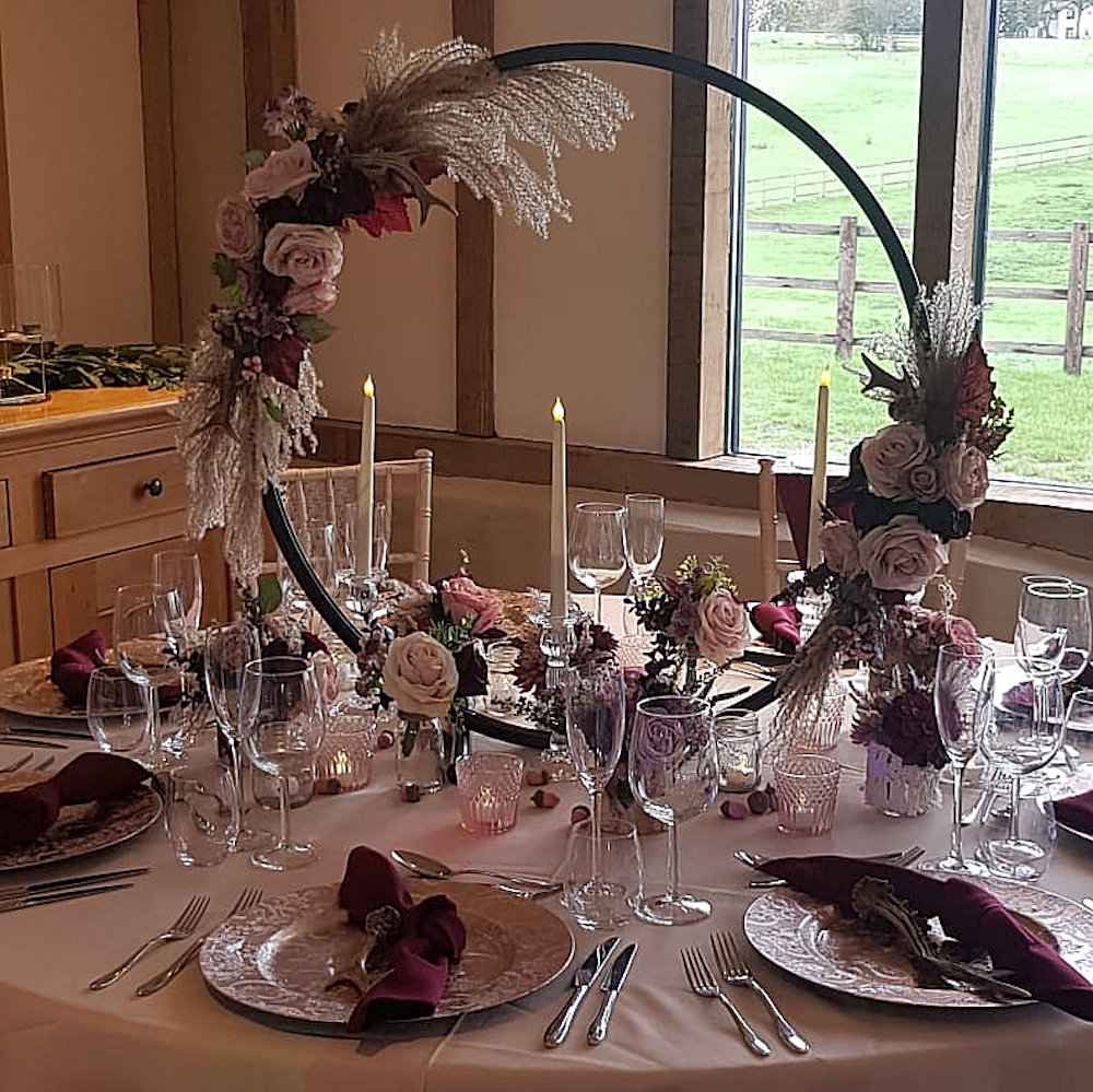 Metal Centrepiece Ring 50cm Hire - Image 8