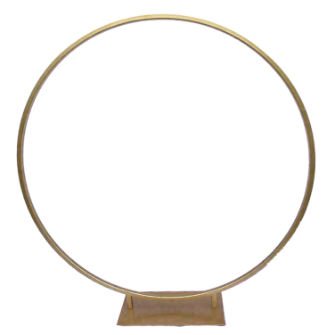Table Standing Centrepiece Hoop Ring 50cm Metal