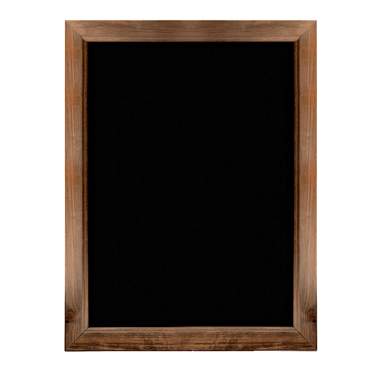 Blackboard Chalkboard in Dark Wood Rustic Frame
