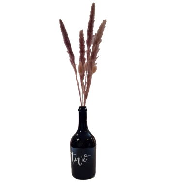 Bottle Pampas Grass Table Number