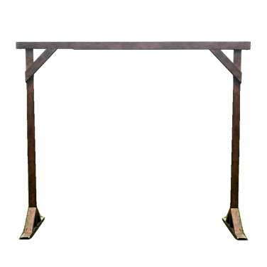 Rustic Wooden Arch 8ft tall 9ft long