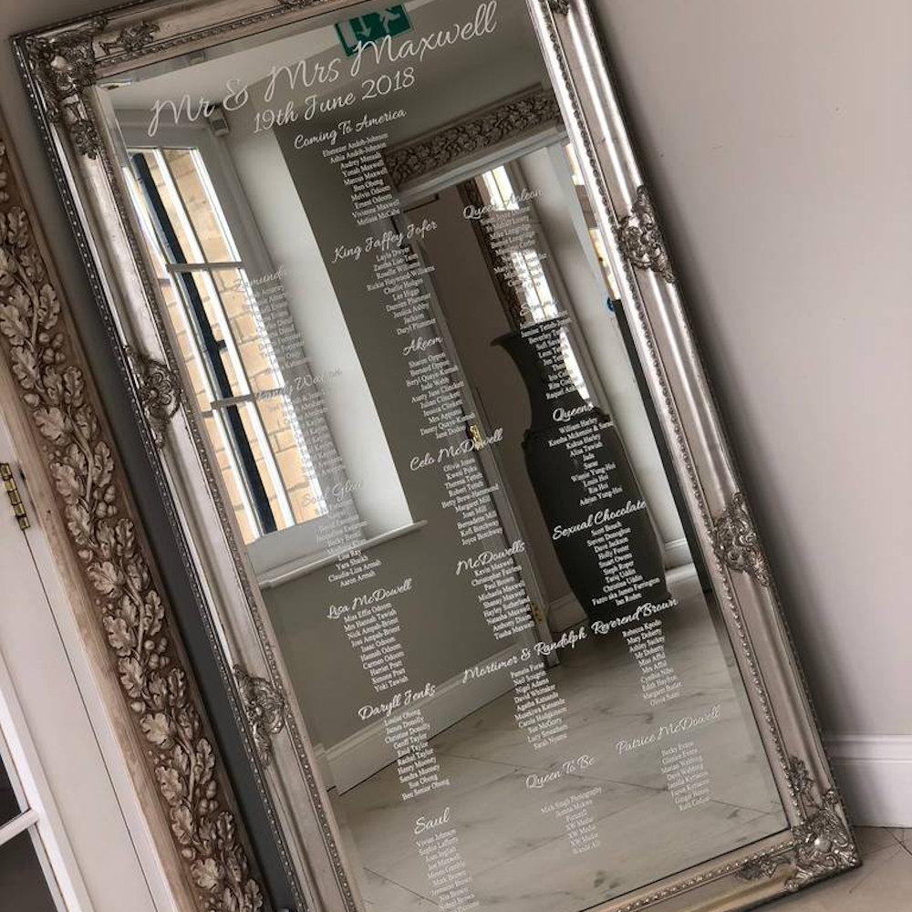 Leaner Lean to Floor Mirror Table plan