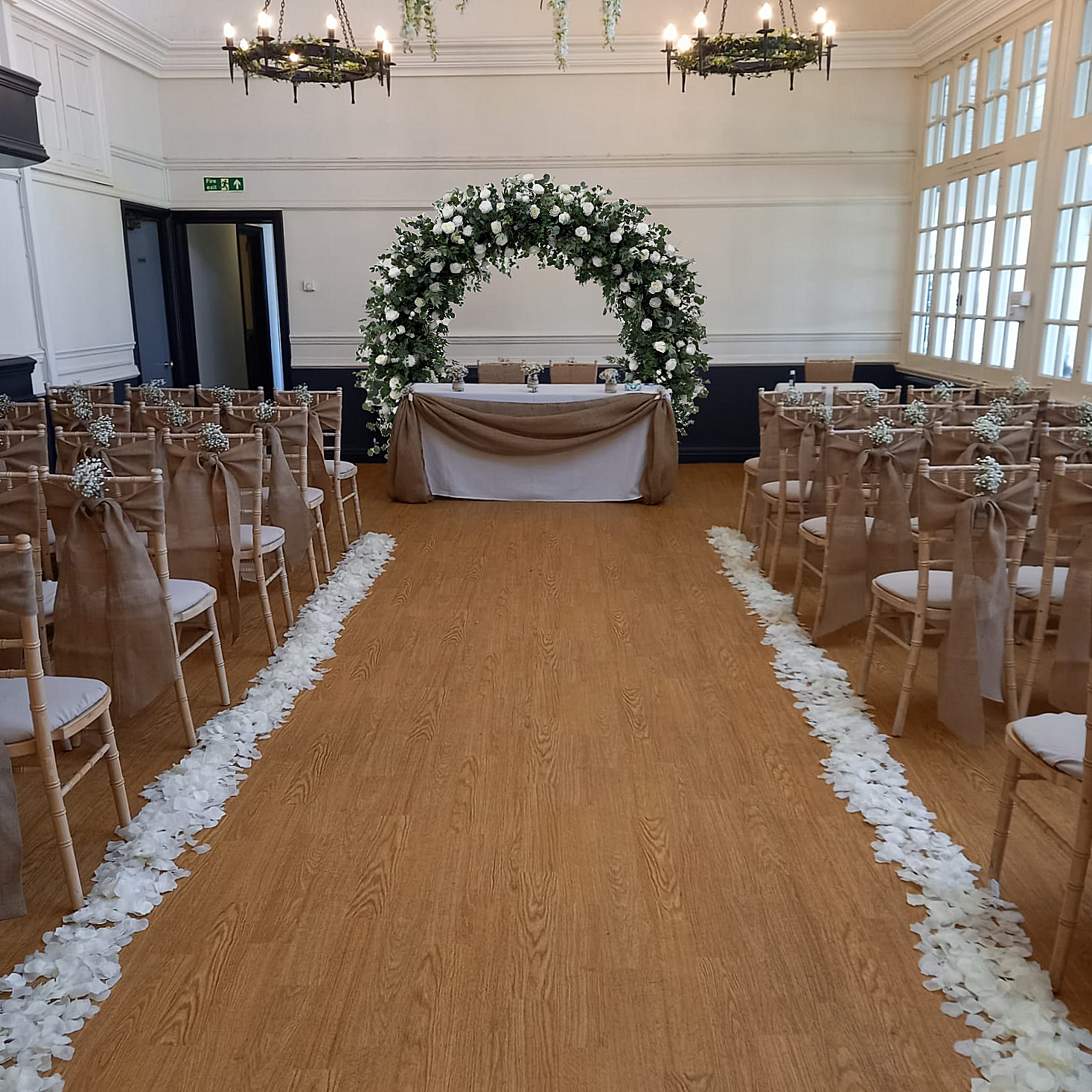 Moongate Arch at Shenley Cricket Club