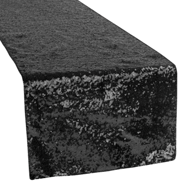 Black Sequin Runner Hire